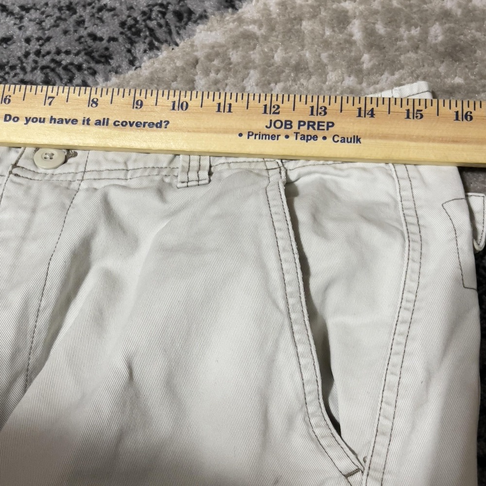 Old Navy Cargo Pants Men 30x30 Beige Convertible Zip Off Outdoor Military‎ Y2K - Picture 4 of 16